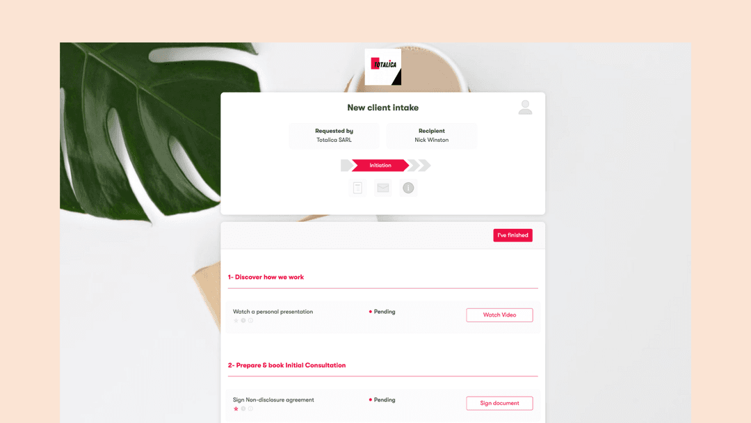 Clustdoc New Client Intake