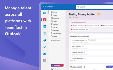 Teamflect Manage talent across Outlook