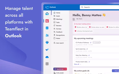 Teamflect Manage talent across Outlook