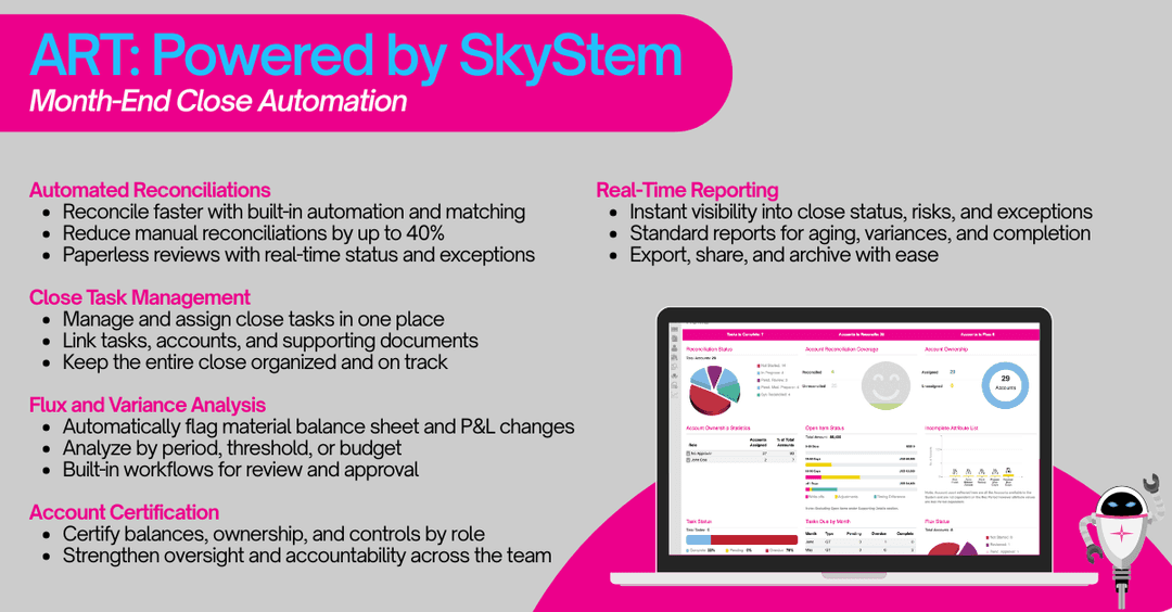 SkyStem's ART Month-End Close Automation