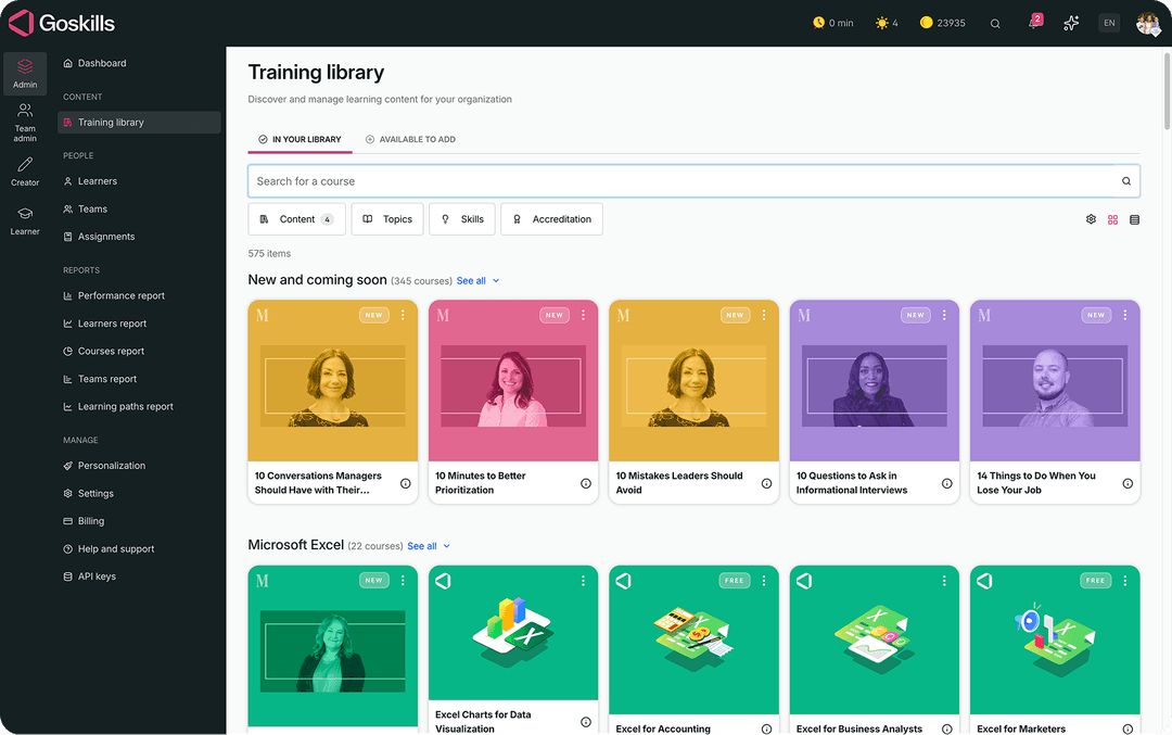 GoSkills screenshot