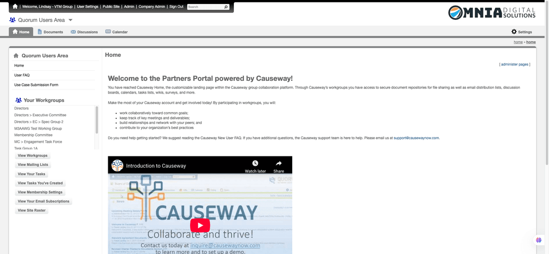 Causeway Workgroups
