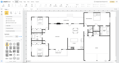 SmartDraw Room Designing