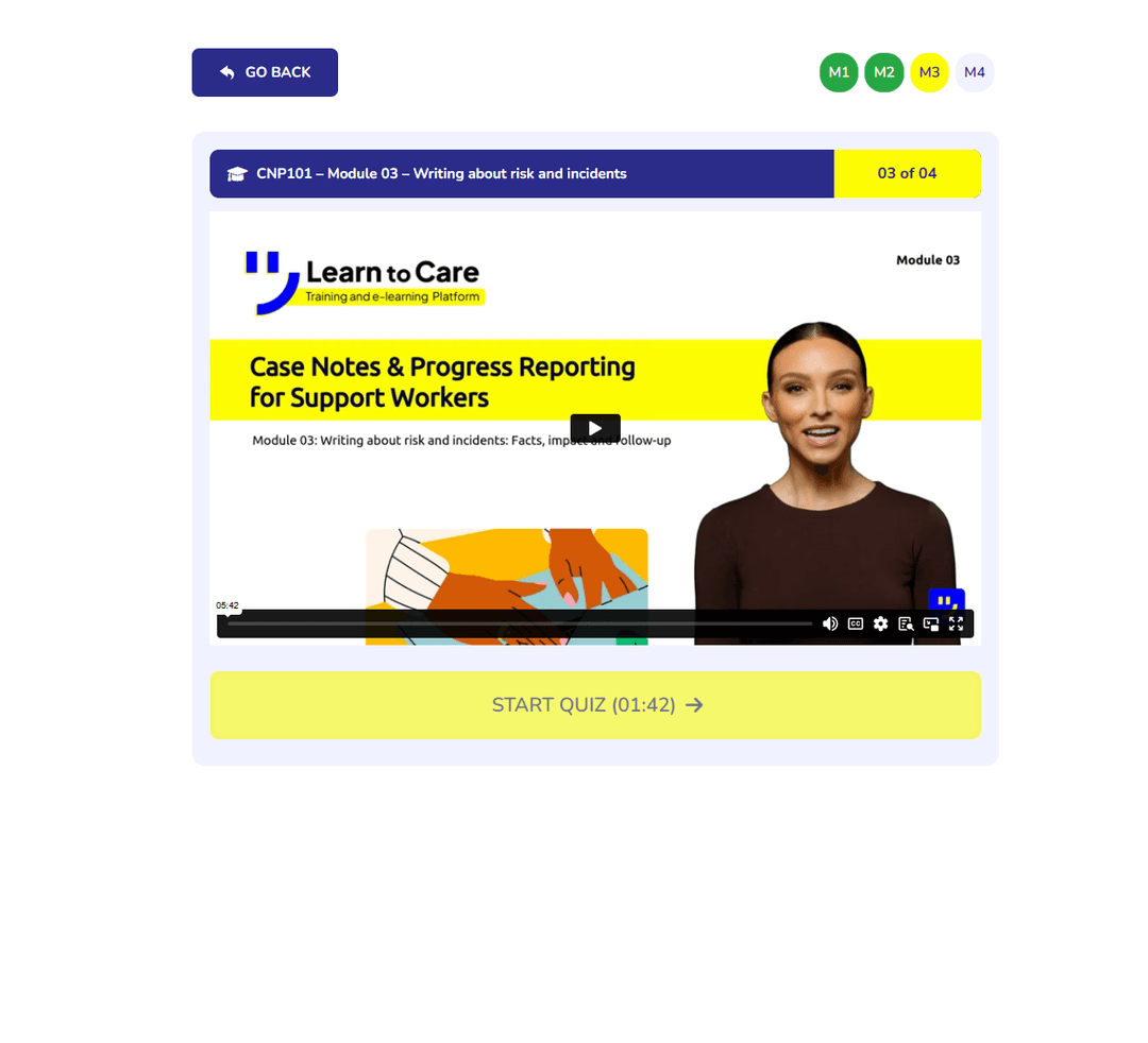 Learn To Care screenshot