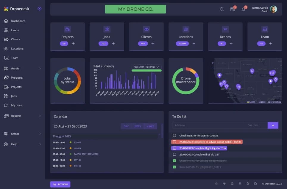 Dronedesk screenshot