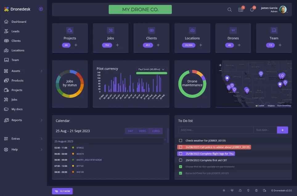 Dronedesk screenshot