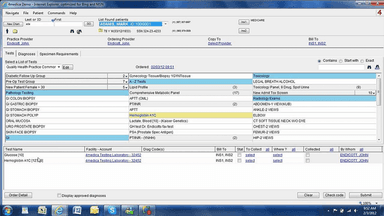 4Medica EHR Patient history