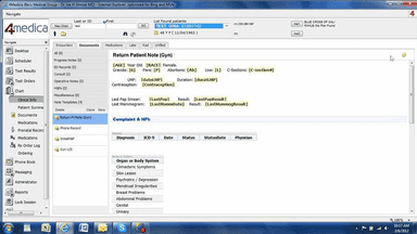 4Medica EHR Return note
