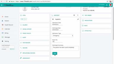 75health Inpatient Module