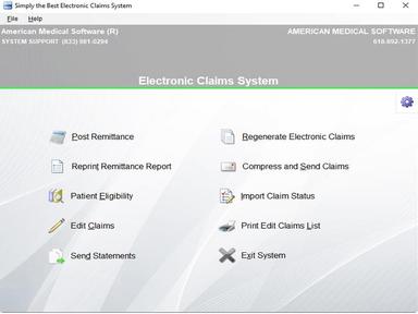 AMS ultra charts software The Best Electronic Claims System