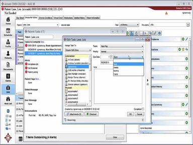 AccuroEMR Managing Task