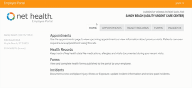 Agility Employee portal
