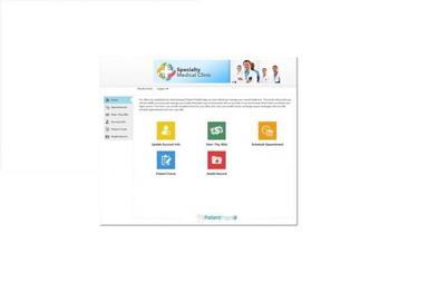 AllMeds Patient portal main page
