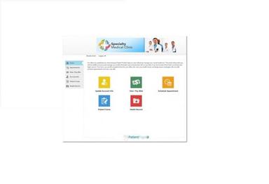 AllMeds Patient Portal Main Page