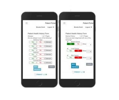 AllMeds Patient Portal Mobile View