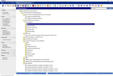AllMeds EMR Clinical libraries