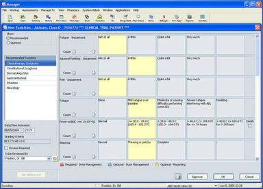 Aria Oncology EHR Clinical patient