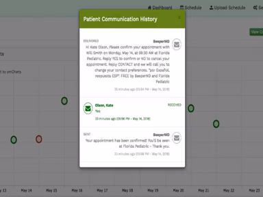 BeeperMD Software Patient Communication