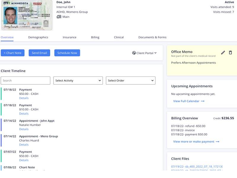 BirchNotes Medical Practice Management Software