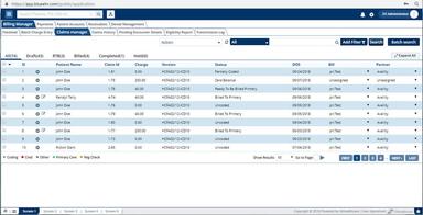 blueEHR Billing and claims