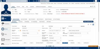 blueEHR Patient dashboard