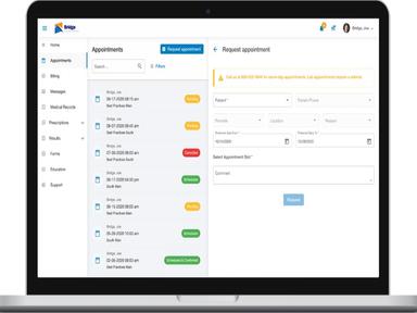Bridge Supports Real-Time, Self-Scheduling for Most EHR/PM Systems and Accommodates Custom Workflows and Complex Decision Trees