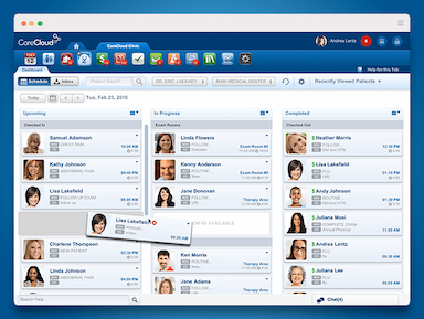 CareCloud EHR Real-Time Patient Flows