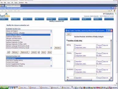 Chart Links Software Evaluation
