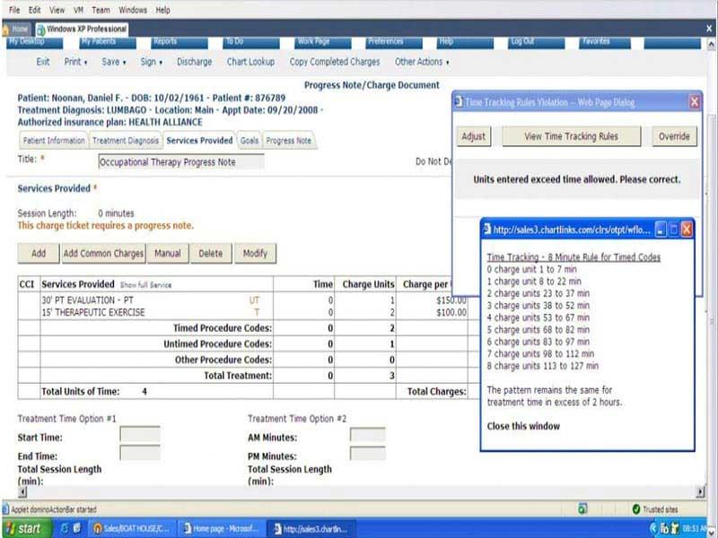 Chart Links Software Time Tracking