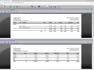 ChartPerfect EHR Medical bill