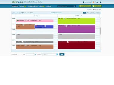 ChiroFusion EHR Scheduling