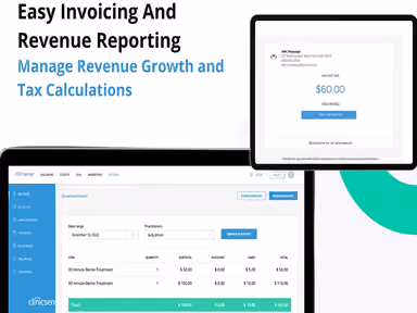 ClinicSense software easy invoicing
