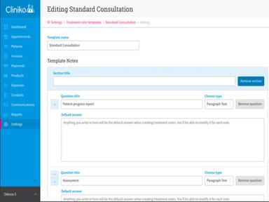 Cliniko consultations