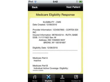 Cortex EDI Medicare Eligibility Response