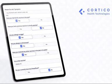 CORTICO Reasons for visit