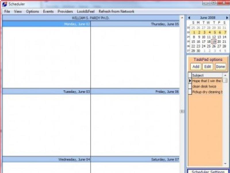 DELPHI32 Software Scheduler