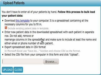 DocMeIn Data imports