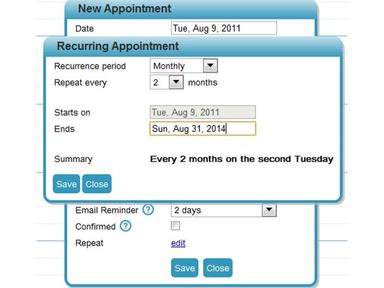DocMeIn appointments