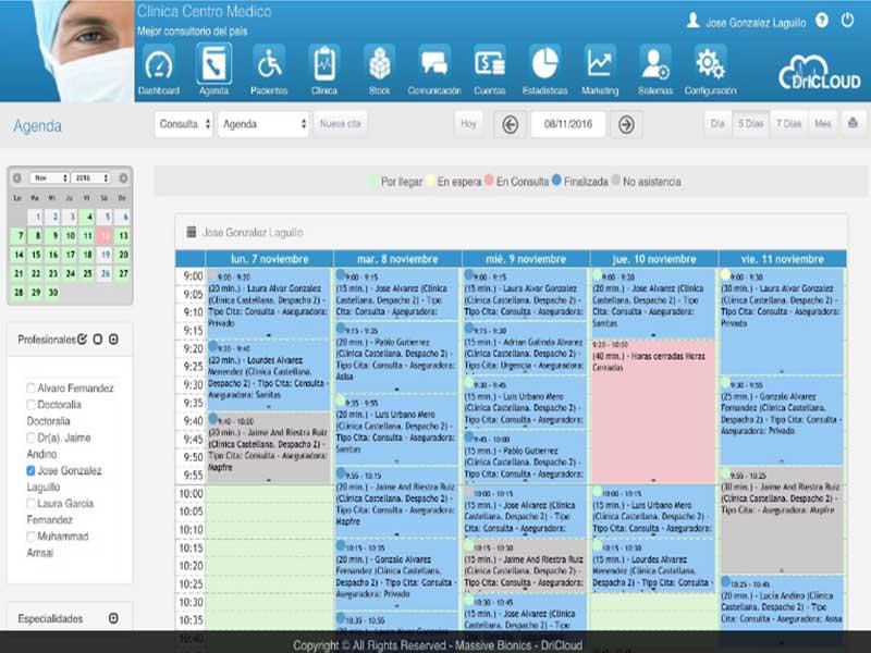 DriCloud Agenda