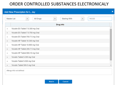 EHR YOUR WAY Order Electronically
