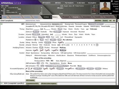 Diagnostics screen