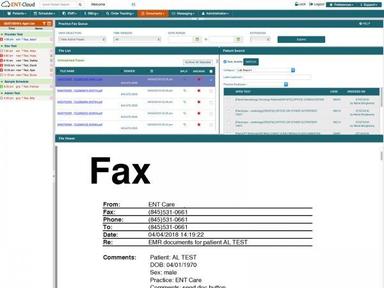 ENT-Cloud EHR Fax queue