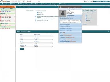 ENT-Cloud EHR Appointment scheduler preview