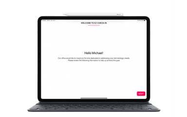 EZDERM EMR Check-in