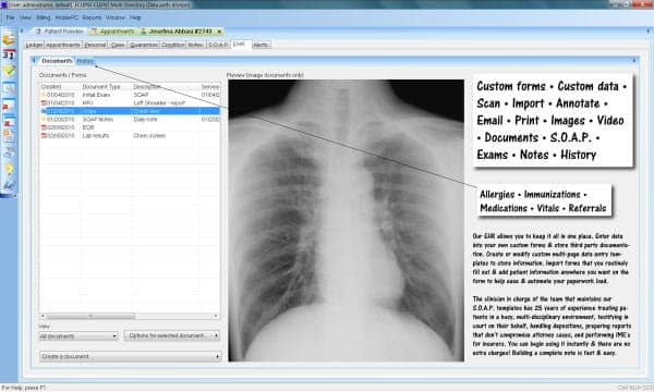 ECLIPSE Patient EHR Tab