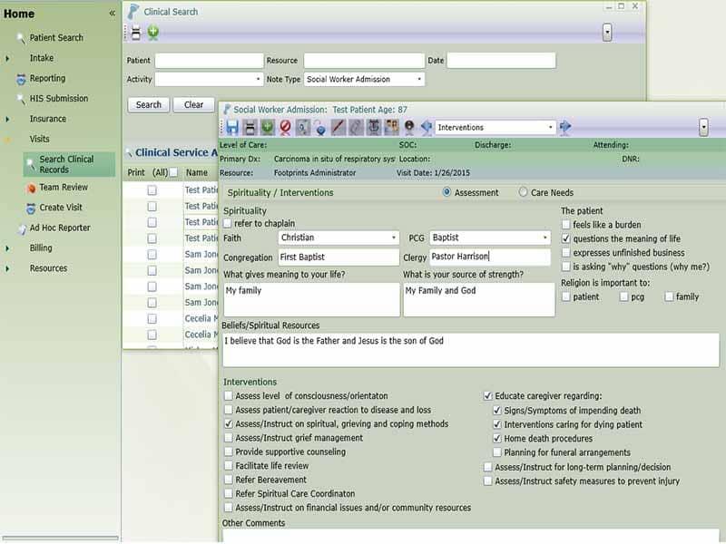 Footprints Records manager