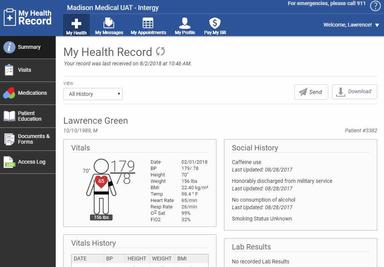 Greenway Health Patient portal