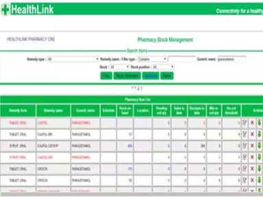 HealthLink Stock Management