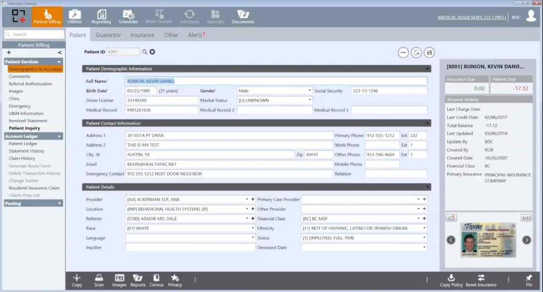 Healthpac Patient Billing