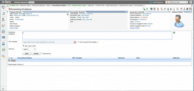 InSync EHR Presenting Problems